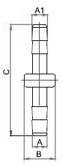 Union Barb Threaded Fittings, Brass Pipe Fittings, Brass Hose Fittings, Brass Air Connector, Brass BSP Fittings